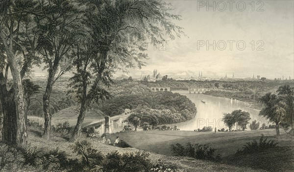 'Philadelphia from Belmont, (West Park)', 1874.  Creator: Robert Hinshelwood.