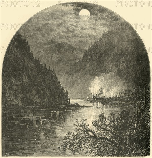 'Duncannon, Mouth of the Juniata', 1874.  Creator: W.H. Morse.