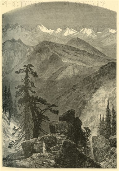 'Summit of the Sierras', 1874.  Creator: W. Roberts.