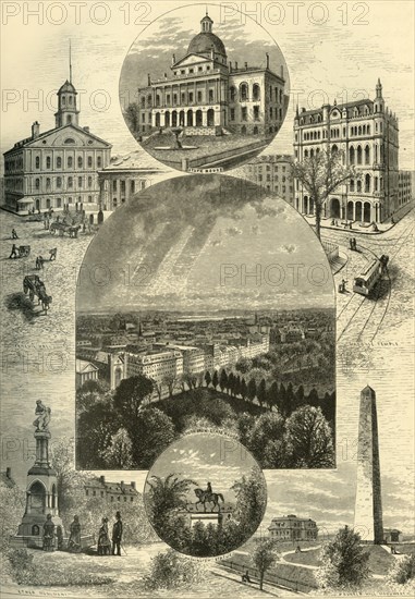 'Boston Scenes', 1874.  Creator: John Douglas Woodward.