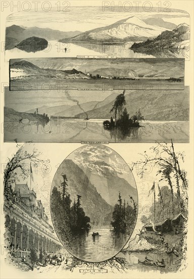 'Scenes on Lake George', 1874.  Creator: William James Palmer.