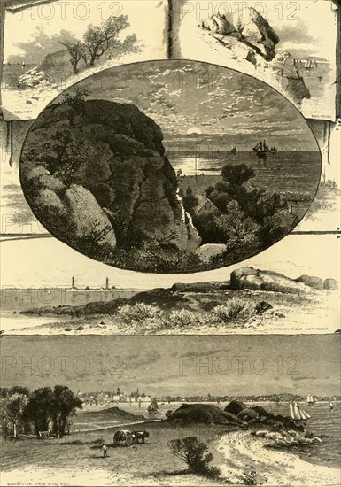 'Gloucester and Rockport', 1874.  Creator: John J. Harley.