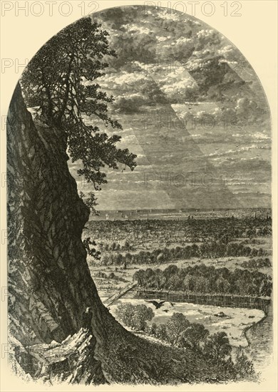 'New Haven, View from East Rock', 1874.  Creator: John Filmer.