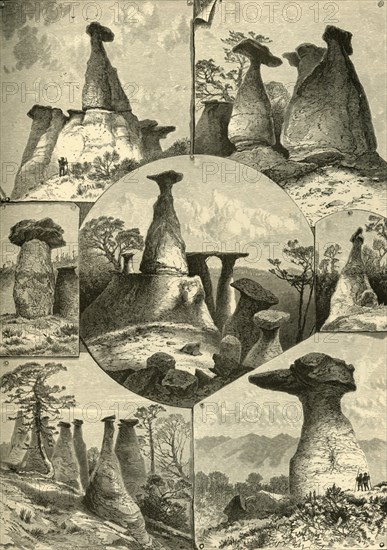 'Eroded Sandstones, Monument Park', 1874. Creator: James H. Richardson.