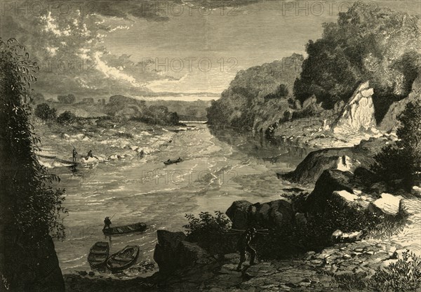 'Looking Down the Potomac, from the Chain Bridge', 1874. Creator: John Filmer.