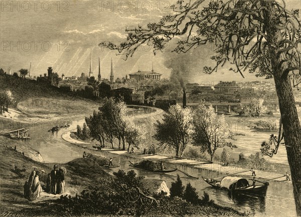 'Richmond from Hollywood', 1872. Creator: Frederick William Quartley.