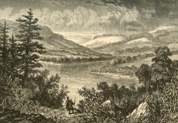 'Delaware Water-Gap, Looking South from Shawnee', 1872.  Creator: Granville Perkins.
