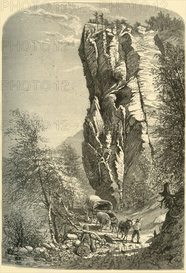 '"The Lovers' Leap" - At Early Sunrise', 1872. Creator: John J. Harley.