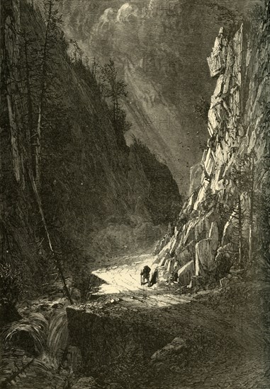 'Gate of the Crawford Notch', 1872.  Creator: Harry Fenn.