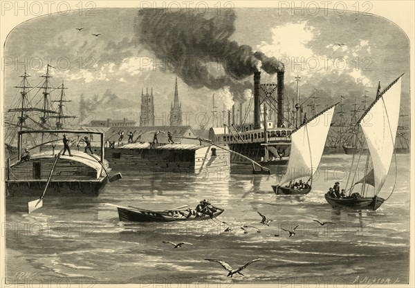 'The Mississippi at New Orleans', 1872.  Creator: A. Measom.