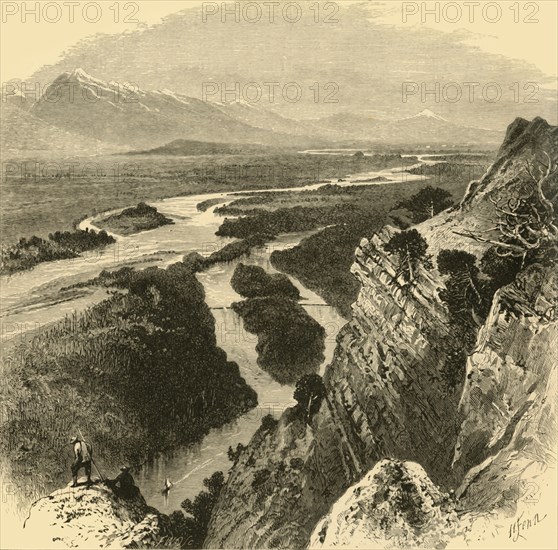 'The Yellowstone', 1872.  Creator: Frederick William Quartley.
