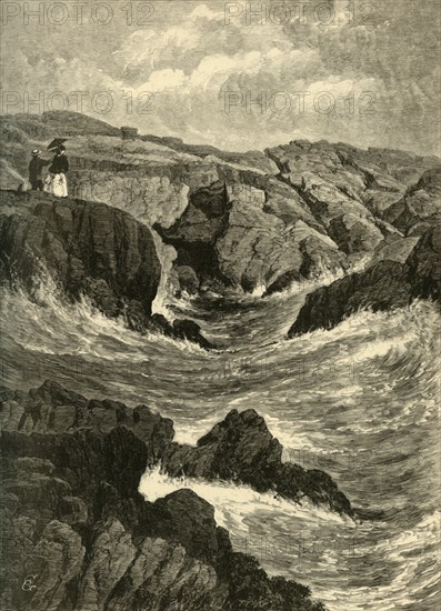 'The Spouting Cave', 1872.  Creator: W. J. Linton.