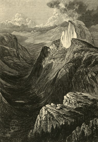 'Tenaya Canon, from Glacier Point', 1872.  Creator: John Filmer.