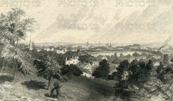 'City of Providence, from Prospect Hill', 1872.  Creator: Robert Hinshelwood.