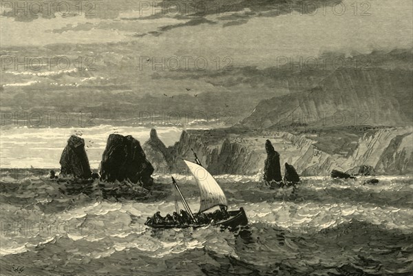 'Scene at the Mouth of Russian River', 1872.  Creator: John Filmer.
