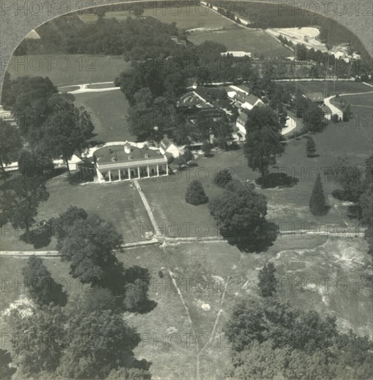 'A Nation's Shrine from the Air - Home of Washington, Founder of the Republic, Mt. Vernon, Va.', c19 Creator: Unknown.