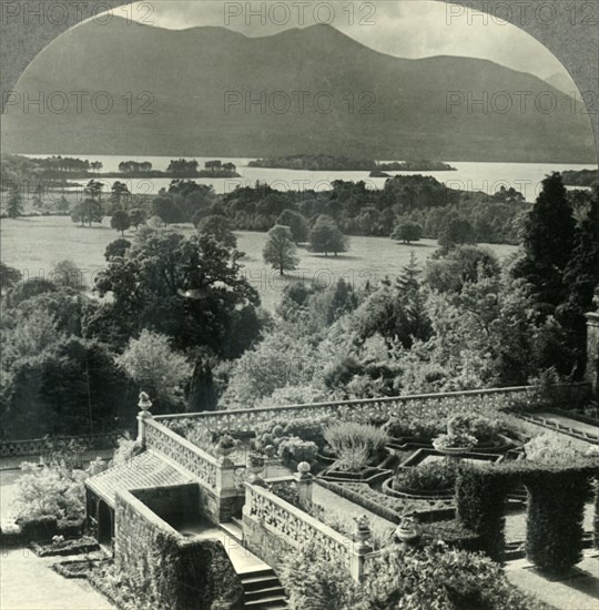 'Lower Lake Killarney, Southwest from Lord Kenmare's Mansion, County Kerry, Ireland', c1930s. Creator: Unknown.