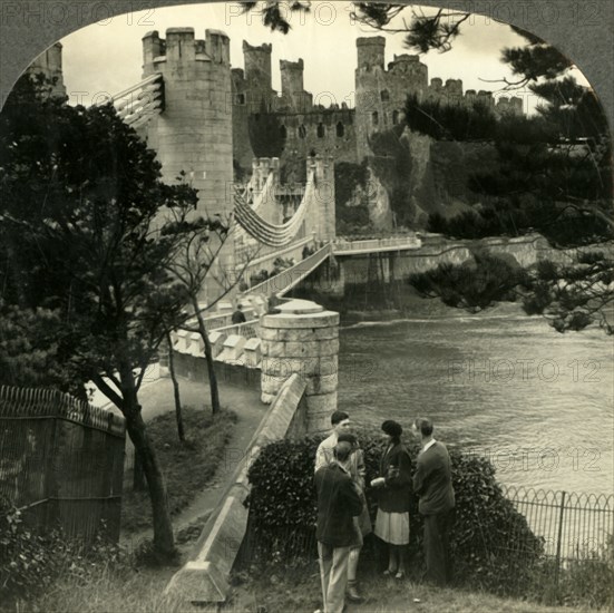 'Conway Castle, a Strong and Noble Medieval Fortress, Conway, Wales', c1930s. Creator: Unknown.