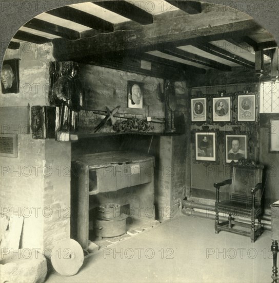 'Living Room in Shakespeare's House, Stratford-on-Avon, England.', c1930s. Creator: Unknown.