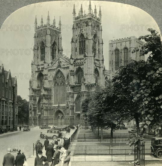 'York Minster, York, England', c1930s. Creator: Unknown.