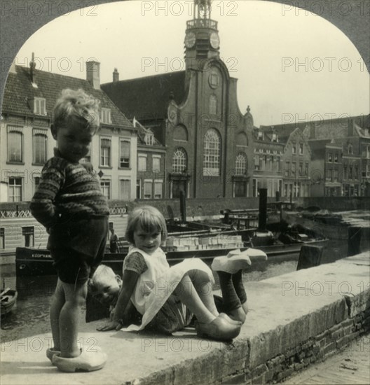 'The Church where Pilgrim Fathers Prayed before Embarking for America, Delfthaven, Netherlands', c19 Creator: Unknown.