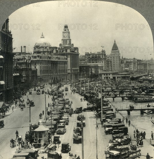 'A Modern Metropolis of the Orient - The Bund, Shanghai, China', c1930s. Creator: Unknown.