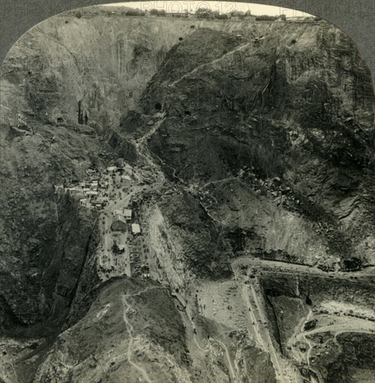 'Across the Mammoth Pits of South Africa's Greatest Diamond Mine, Pretoria, Transvaal', c1930s. Creator: Unknown.