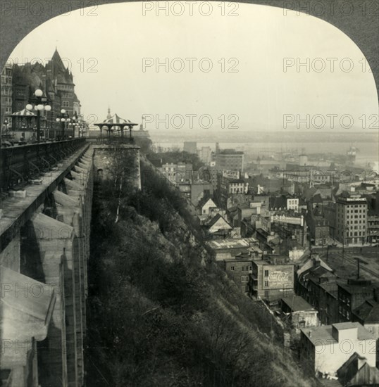 The Most Picturesque City in North America - Quebec from the Citadel, Canada', c1930s. Creator: Unknown.