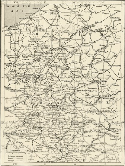 'The Great Arras Battle Area', 1917. Creator: Unknown.