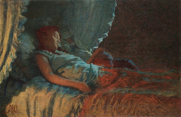 Alba Serena (Maternity), 1889-1890. Creator: Morbelli, Angelo (1853-1919).