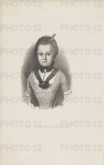 Anna Katharina ("Käthchen") Schönkopf (1746-1810), ca 1820. Creator: Anonymous.