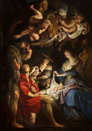 The Adoration of the Shepherds, ca 1608. Creator: Rubens, Pieter Paul (1577-1640).