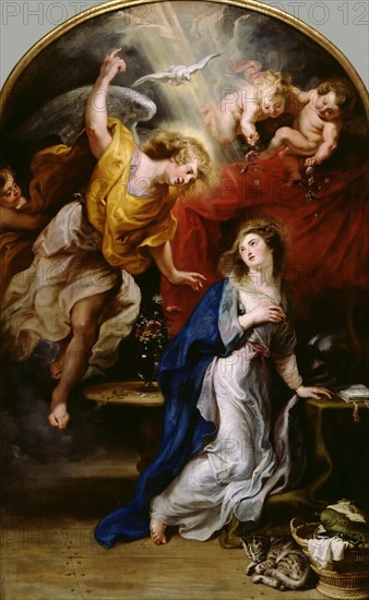 The Annunciation, 1628-1629. Creator: Rubens, Pieter Paul (1577-1640).