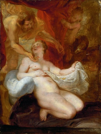 Jupiter and Danae, c. 1620. Creator: Rubens, Pieter Paul (1577-1640).