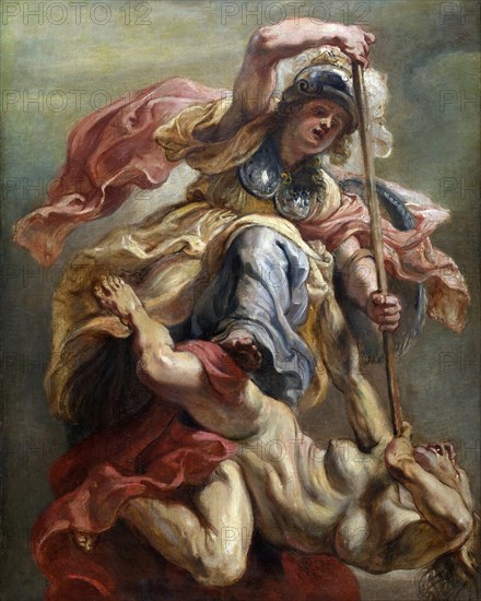 Minerva as Wisdom Conquering Sedition, Between 1632 and 1634. Creator: Rubens, Pieter Paul (1577-1640).