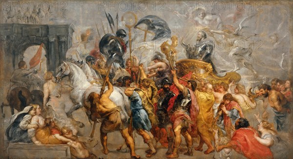 The Triumphal Entry of Henry IV into Paris, Between 1627 and 1630. Creator: Rubens, Pieter Paul (1577-1640).