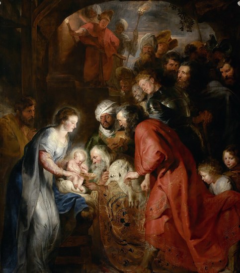 The Adoration of the Magi, ca 1619. Creator: Rubens, Pieter Paul (1577-1640).