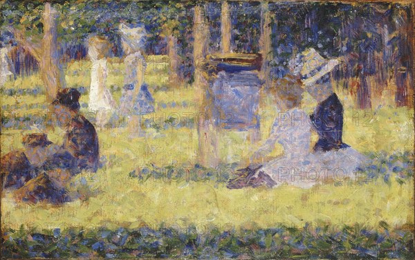 Study for La Grande Jatte, 1884-1885. Creator: Seurat, Georges Pierre (1859-1891).