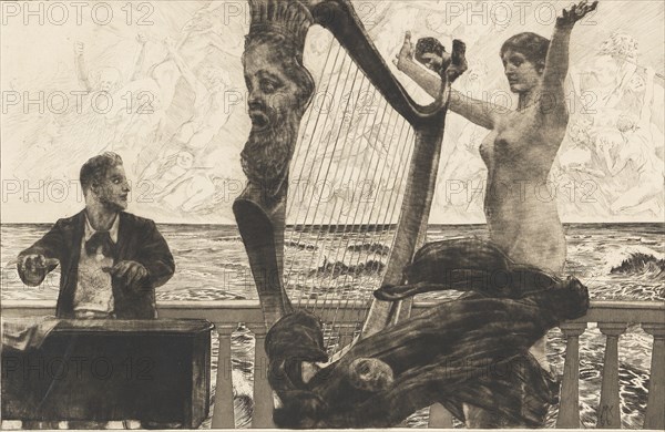 Opus XII, "Brahms Phantasy", 1894. Creator: Klinger, Max (1857-1920).