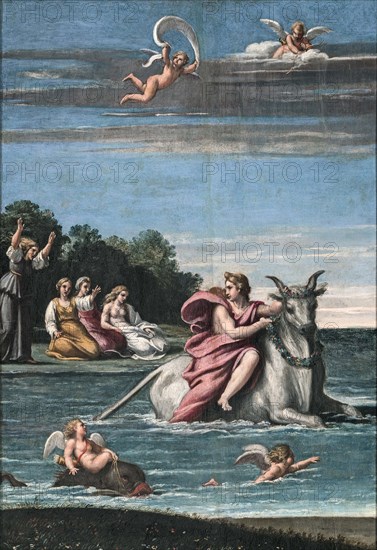 The Rape of Europa, 1602-1605. Creator: Carracci, Antonio Marziale (1583-1618).