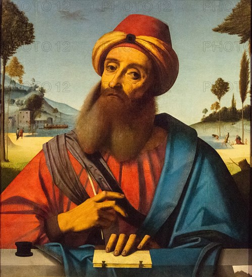 Portrait of Ovid, ca. 1505-1510. Creator: Ortolano (Benvenuti), Giovanni Battista (c. 1480-1525).