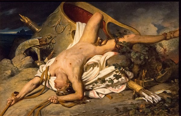 The Death of Hippolytus, 1825. Creator: Court, Joseph-Désiré (1797-1865).