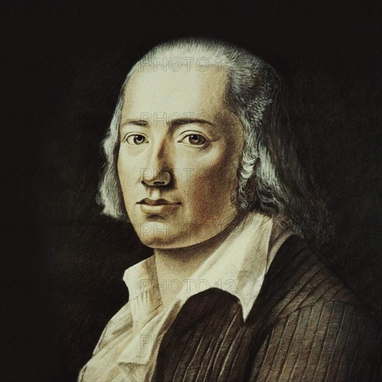 Friedrich Hölderlin (1770-1843) (after Franz Karl Hiemer). Creator: Anonymous.