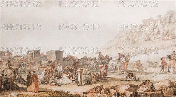 The Death of Prince Grigori Potyomkin in the Bessarabian steppe, 1791. Creator: Ivanov, Mikhail Matveevich (1748-1823).