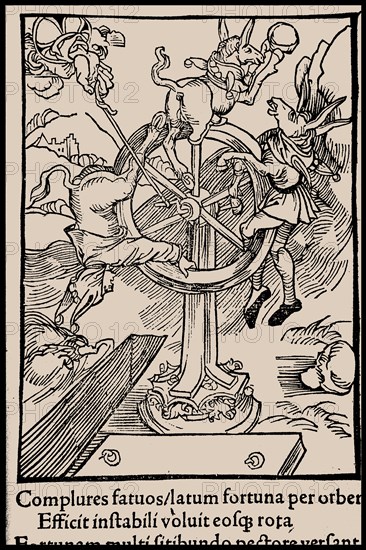 Illustration to the book "Ship of Fools" by Sebastian Brant, 1497. Creator: Anonymous.