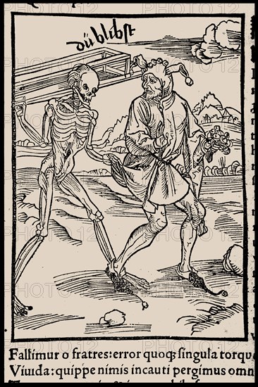 Illustration to the book "Ship of Fools" by Sebastian Brant, 1497. Creator: Anonymous.