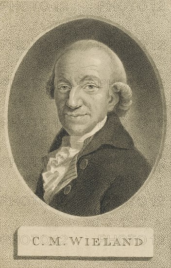 Portrait of the Poet and writer Christoph Martin Wieland (1733-1813), 1800. Creator: Nutter, William (1754-1802).