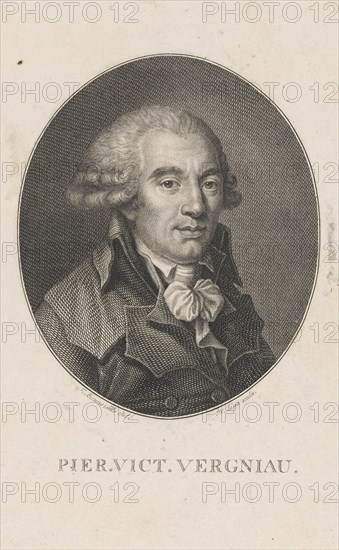 Pierre Victurnien Vergniaud (1753-1793), c. 1800. Creator: Bonneville, François (active 1787-1802).