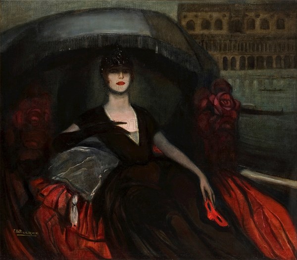 Lady Michelham, c. 1920. Creator: Beltrán Massés, Federico (1885-1949).