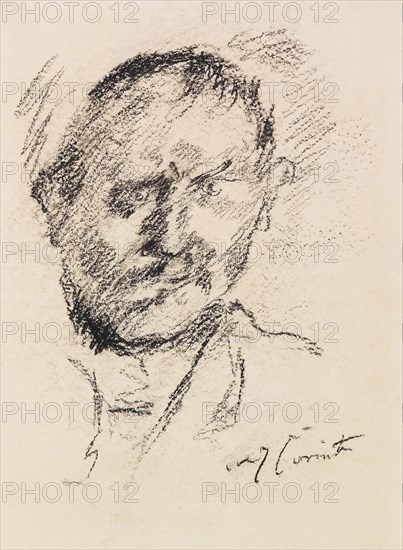 Self-Portrait, c. 1925. Creator: Corinth, Lovis (1858-1925).